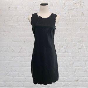Stitch Fix 41 Hawthorn Faux leather Front Black Mini Dress